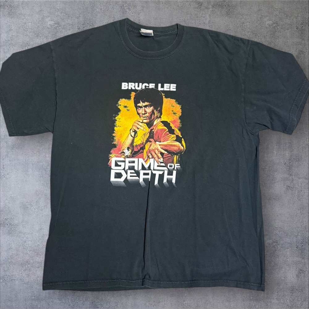 Vintage Bruce Lee Game of Death Licensed T-Shirt Size XL Black